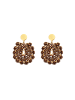 usha FESTIVAL Women Earrings in Brown