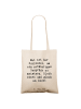 Mr. & Mrs. Panda ToteBag Spruch Ein schwieriges Gespräch führen ... in Creme