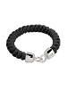 KUZZOI Armband 925 Sterling Silber in Grau