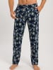 Hanro Pyjamahose Night & Day in fine lined print