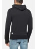 Boxeur des Rues Kapuzenpullover Hooded Sweatshirt with Thumb Openings in Black