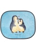 Mr. & Mrs. Panda Auto Sonnenblende Pinguin umarmen ohne Spruch in Eisblau