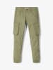 name it Cargohose NITBAMGO regular fit Workerstyle in deep lichen green