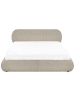 Beliani Doppelbett CAMPAN in Beige - (W) 208 x (H) 94 x (L) 215 cm