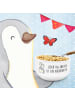 Mr. & Mrs. Panda Müsli Schüssel Pinguine Kuscheln mit Spruch in Weiß