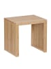 relaxdays Sitzbank in Natur - (B)45 x (H)43 x (T)33 cm