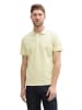 Tom Tailor Polo Shirt mit Logostickerei BASIC POLO WITH CONTRAST in Gelb