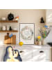Mr. & Mrs. Panda Poster Muscheln poetisch Design mit Spruch in Weiß
