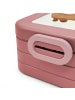Mr. & Mrs. Panda Bentobox Hund Keks Design mit Spruch in Rot Pastell