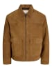 Jack & Jones Jacke aus Wildleder in Cognac