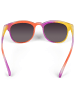 styleBREAKER Nerd Sonnenbrille in Gelb-Pink-Orange / Grau Verlauf