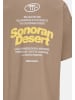 JACK & JONES Junior T-Shirt 'Retreat Typographic' in braun