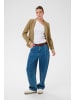Kaffe Blazer Kinnie Regular fit in Petrified Oak/Chalk Stripe