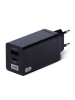 Wozinsky 65W GaN-Ladegerät mit USB C unterstützt QC 3.0 PD Schwarz in Schwarz