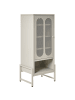 Beliani Büroschrank SOLETTA in Beige - (W) 47 x (H) 108 x (L) 35 cm