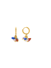 Luxenter Ohrringe Sasin mit 18 Karat Gold-Finish – SASIN