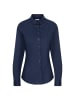 Seidensticker Hemdbluse Slim Fit in Dunkelblau
