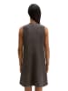 Marc O'Polo Ärmelloses Minikleid relaxed in Stone Brown Melange