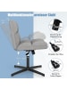 COSTWAY Schneidersitz Stuhl in Grau