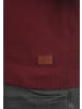 BLEND Strickpullover BHLars 20703347ME Strickpulli mit aufgestickten Ellenbogenpatches in Rot