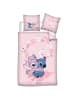 Disney Disney Stitch Bettwäsche Set – Deckenbezug 140x200 cm + Kissen in Rosa