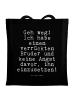 Mr. & Mrs. Panda Stofftasche Geh weg! Ich habe... mit Spruch in Schwarz