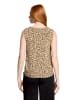 Betty Barclay Rundhals-Shirt mit Raffung in Beige/Khaki