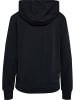 Hummel komfortabler Kapuzenpullover mit femininem Schnitt in Schwarz