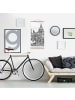 WALLART Stoffbild mit Posterleisten - Stadtstudie - Dom in Creme-Beige