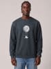 wat? Apparel Sweatshirt Funny Spaceman in India Ink Grey