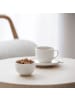 Villeroy & Boch Kaffeetasse mit Untertasse Afina 150 ml weiß in weiß