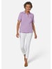 GOLDNER Poloshirt Stretchbequemes Poloshirt in flieder