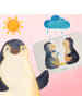Mr. & Mrs. Panda Badematte Pinguin Pärchen ohne Spruch in Weiß