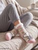 Snoopy The Peanuts Snoopy Hüttensocken Haussocken warme Kuschelsocken in rosa