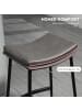 HOMCOM Barhocker-48,5L x 38,5B x 68,5H cm-Grau