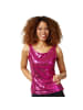 tectake Damen-Träger-Top mit Rundhalsausschnitt, pink
