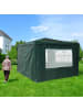 relaxdays 4-teiliges Pavillon-Seitenwand Set in Grün - (B)300 x (H)200 cm