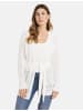 Gerry Weber Jacke Strick in Off-white