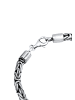 KUZZOI Armband 925 Sterling Silber Twisted in Schwarz