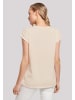 F4NT4STIC T-Shirt Take It Easy SHORT SLEEVE TEE in Whitesand