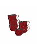 Ritzenhoff & Breker 6er Set Espressotassen Gambia in Rot 90 ml in rot