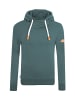 Westfjord Kapuzenpulli Hoodie "Askja" in Gletschergrün