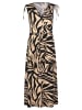 Betty Barclay Jerseykleid ohne Arm in Schwarz/Beige