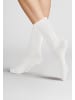 Hudson Socken Relax Cotton druckfreier Bund in White