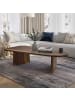FineBuy Couchtisch in Braun / Sheesham / 120x60x32