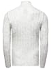 Rusty Neal Clubwear Stehkragen Strick Pullover in Grau