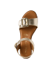Tamaris Sandalette in LIGHT GOLD MET