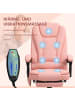 Vinsetto Massagestuhl-67B x 79T x 111-121H cm-Rosa