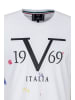 19V69 Italia by Versace Rundhalsshirt Leonardo in weiß