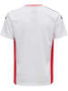 Hummel Hummel T-Shirt Hmlauthentic Multisport Kinder Atmungsaktiv Schnelltrocknend in WHITE/TRUE RED